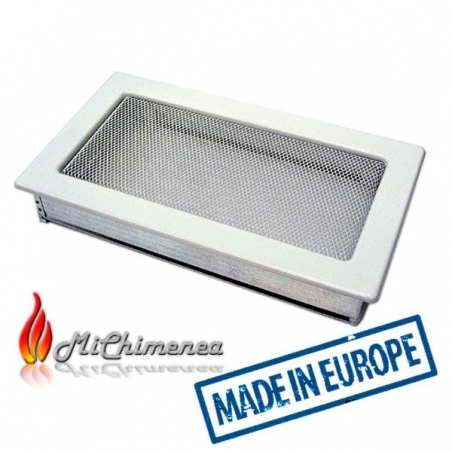 Rejilla de chimenea 30x17 Blanca